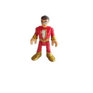 Fisher Price Imaginext DC Comics Shazam Red Gold Suit Plastic Figure